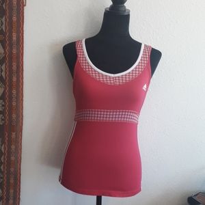 Adidas Women's Racerback Workout Top with Built in Bra